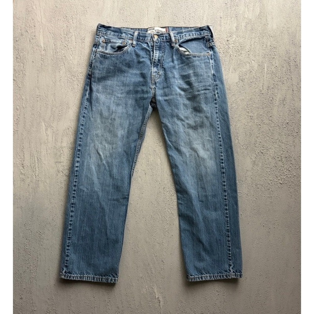 Vintage Levis 569 Loose Straight Jeans 34x30 Blue 2000s Y2K Baggy Skater